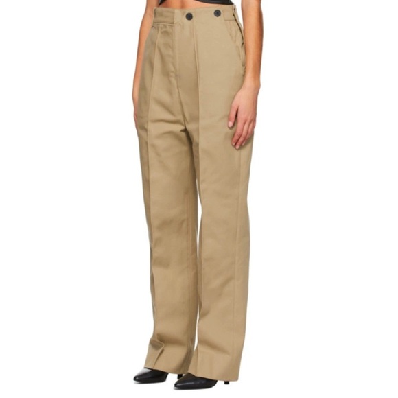 MARKOO Flap Over Trouser Pant Tan Size 28 - Picture 4 of 6